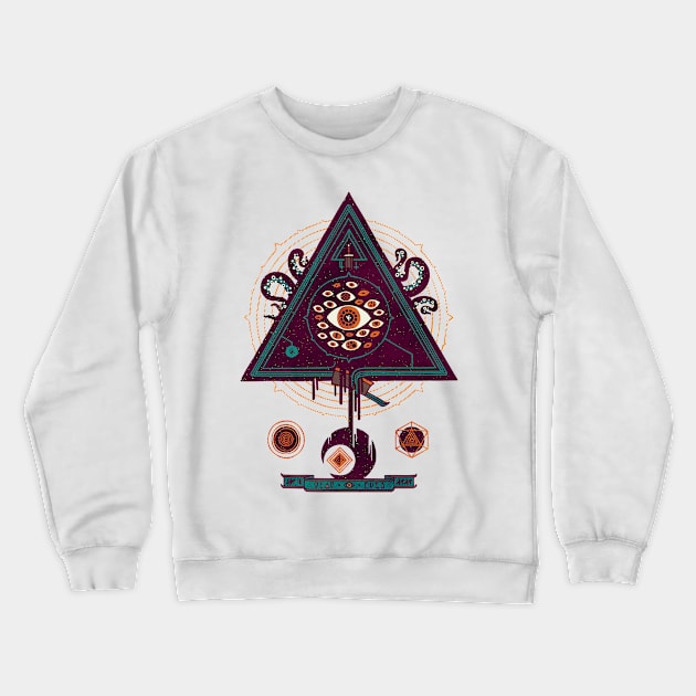 All Seeing Crewneck Sweatshirt by againstbound